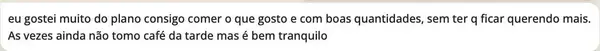 Depoimento de Cliente