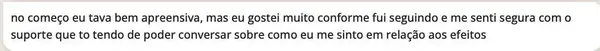 Depoimento de Cliente